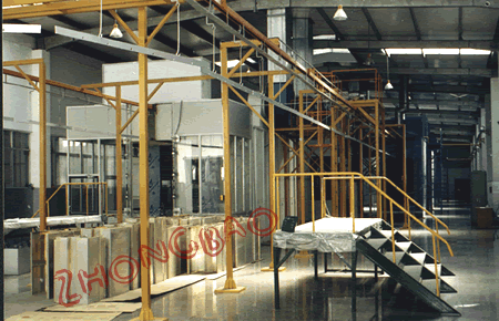 工程機械噴塗生產(chan) 線