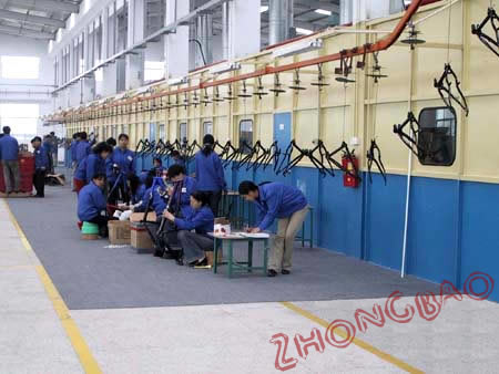 自行車噴塗生產(chan) 線