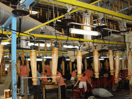 吊空式家具噴塗生產(chan) 線